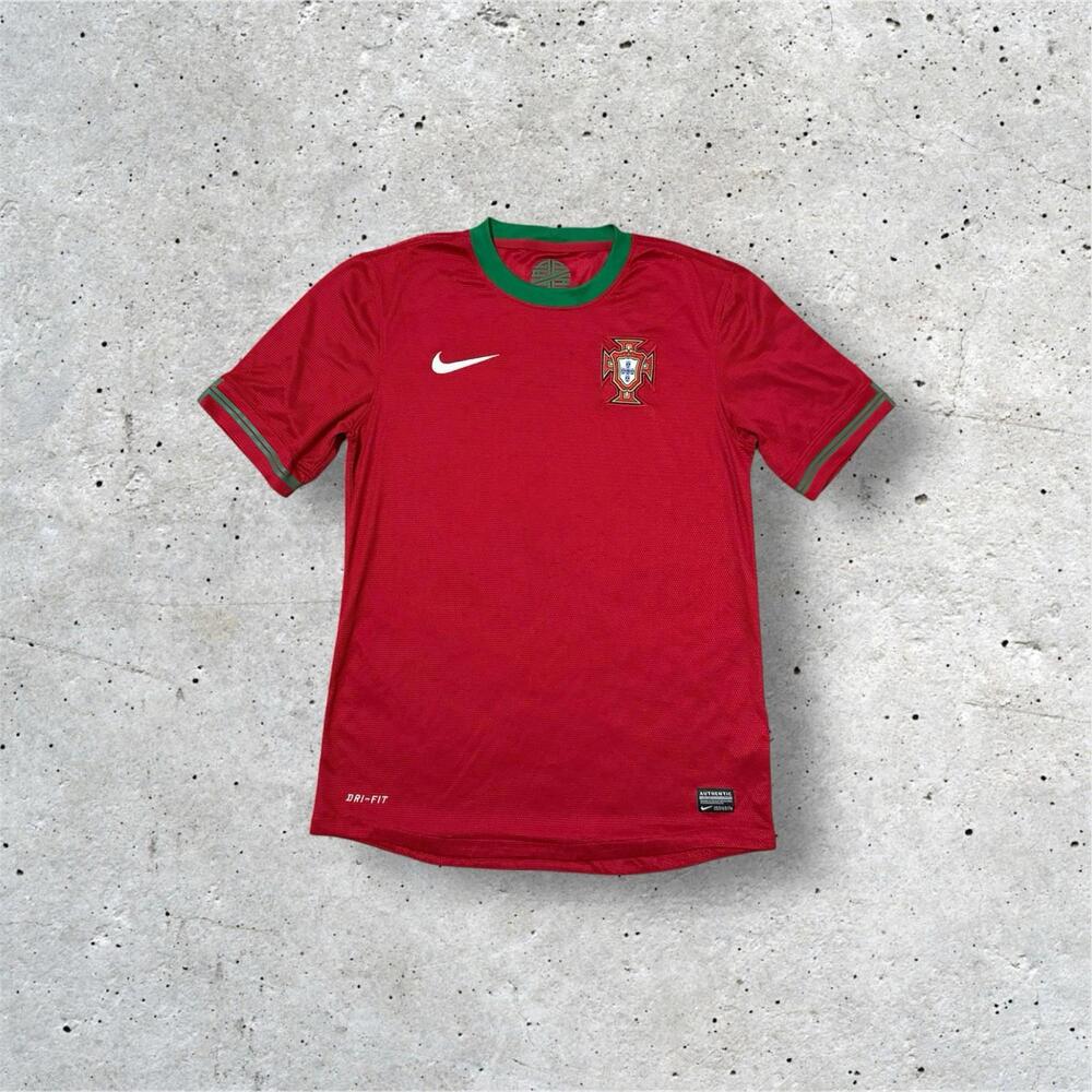 Nike Portugal 2012-13 Home Soccer Jersey Red S Men’s